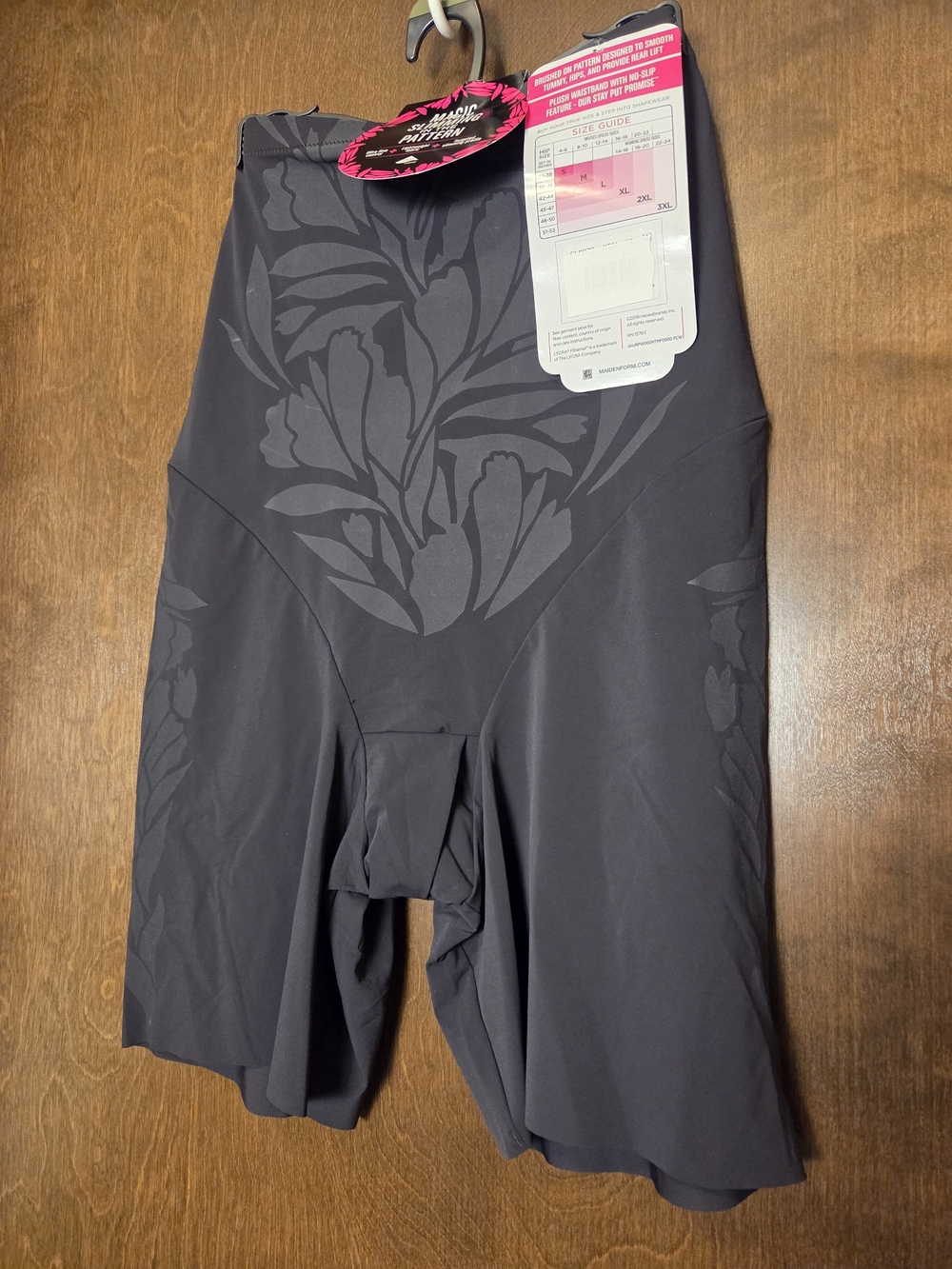 High-Waist Compression Shapewear Shorts in Black NWT